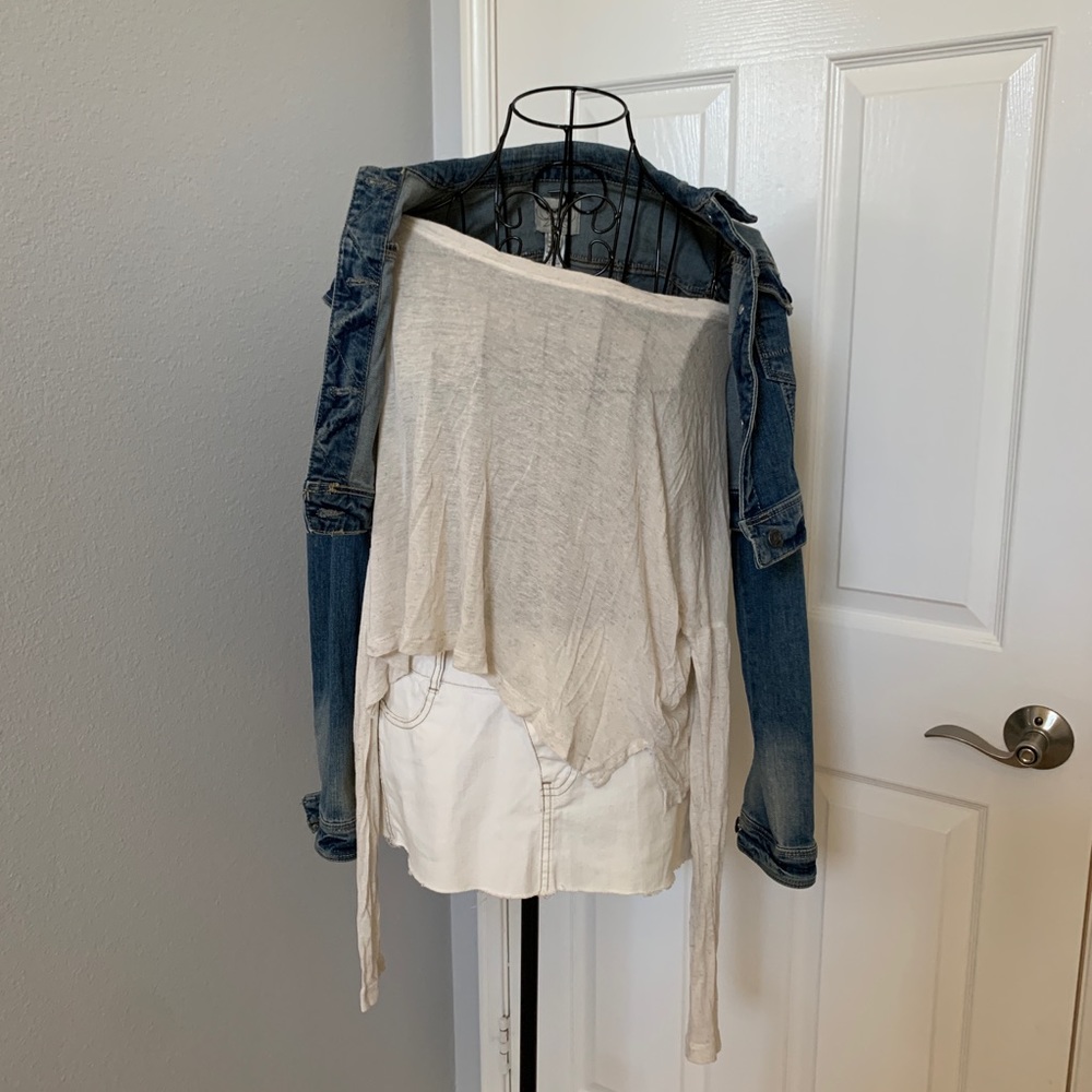MNG MANGO cropped Denim Jacket - Picture 7 of 8